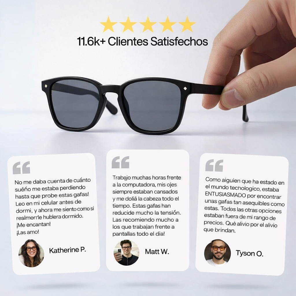 2 Gafas LUMEN™ – Sistema de Protección Visual Adaptativa